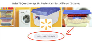 Get A Free Hefty 72 Quart Storage Bin At Walmart – After Cash Back! (Working In 2025)